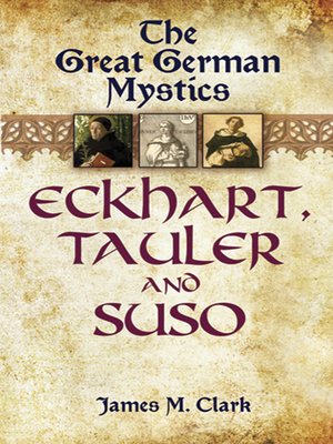 cover image of The Great German Mystics